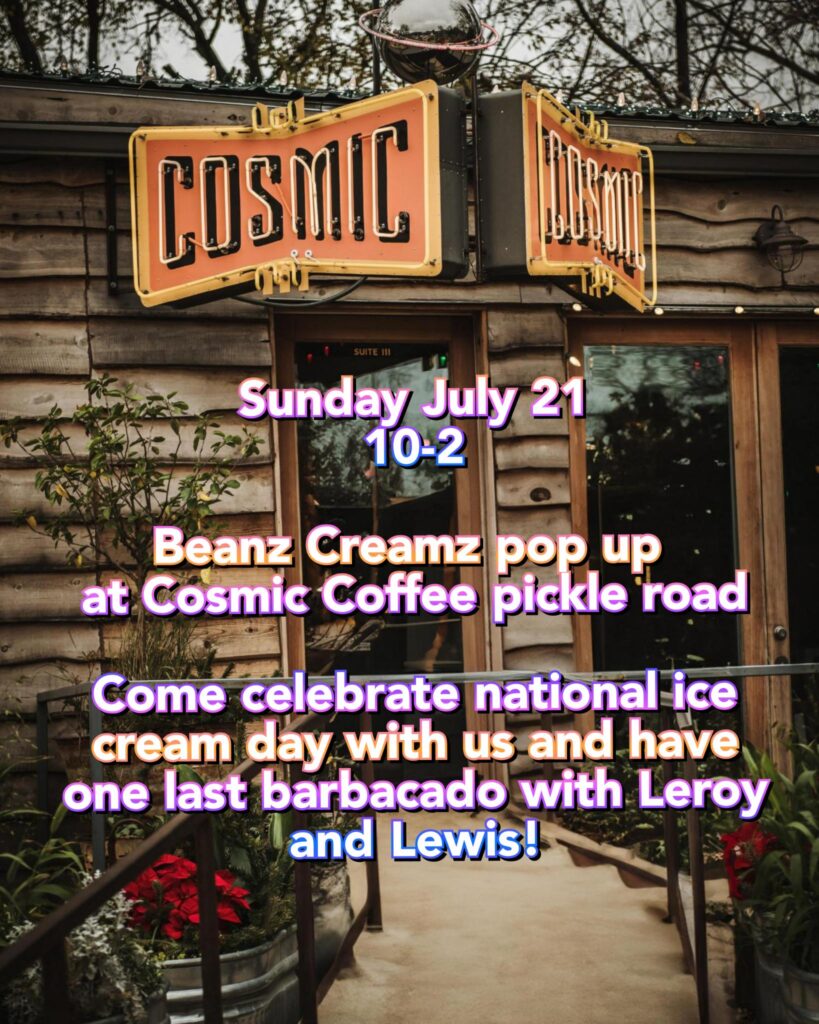 National Ice Cream Day At Cosmic Coffee And Beer